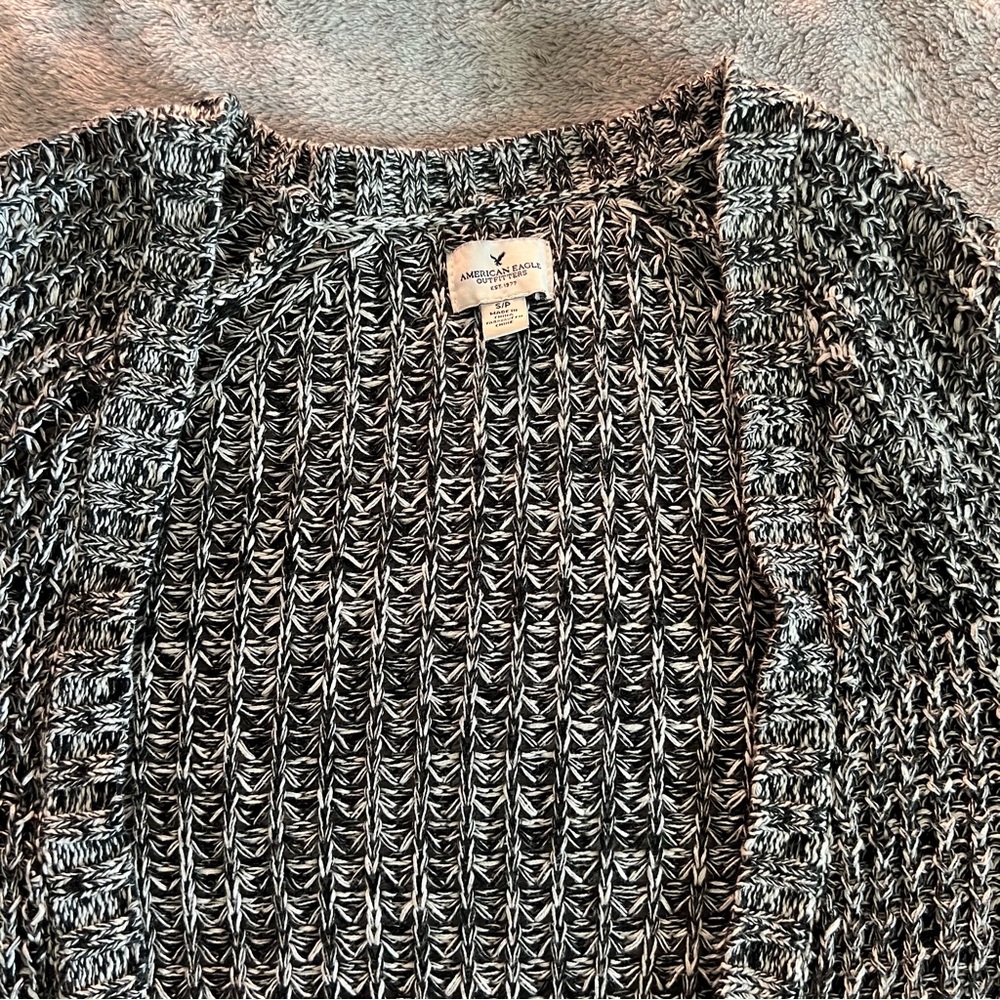 American Eagle Waffle Knit Cardigan